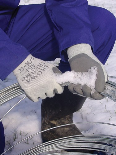 Showa 451 Grip Thermo Winter Gloves Warm Latex Palm Coating Builders All Sizes - Picture 2 of 3