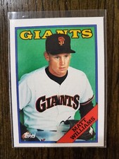 1988 Topps Matt Williams RC San Francisco Giants #372
