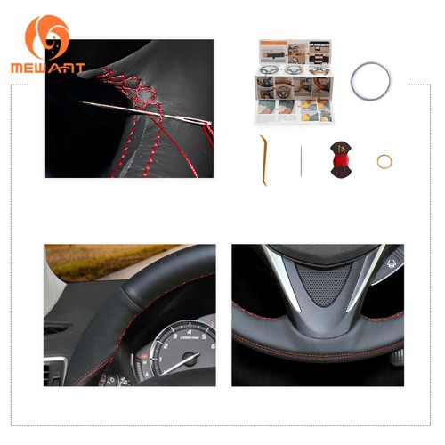 Top Design Soft Suede Leather Car Steering Wheel Cover for Acura TLX 2015-2020 - Bild 6 von 10