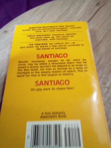 Signed By Mike Resnick Santiago A Myth of the Far Future 1986 1st Printing NEW - Picture 13 of 15