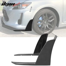 Fits 14-16 Scion tC IKON V3 Style Front Bumper Lip Splitters Winglets PU 2PCS