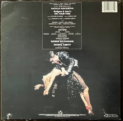 On Your Toes - Original Broadway Cast - 1983 LP - Vinyl Near On Your Toes - Original Broadway Cast - 1983 LP - Vinyl Near