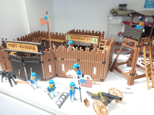 PLAYMOBIL SYSTEM 3419 VINTAGE FORT RANDALL 1804514 - Foto 11 di 21
