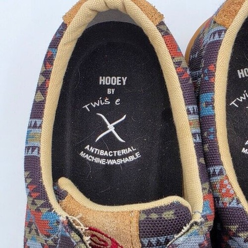 Twisted x Hooey Loper Aztekenmuster Canvas Halbschuhe Freizeit - Bild 9 von 11