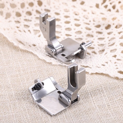T9 Adjustable Edge Guide Hemmer Foot Steel Silver Multifunctional Presser Feet - Picture 8 of 14
