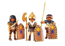 Playmobil Plus 6488 History 3 Egyptian Soldiers Figure Toy Games Construction