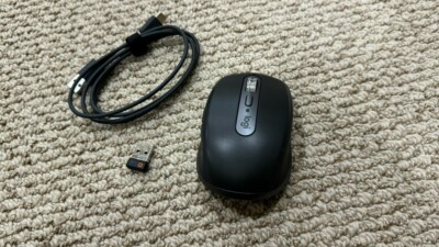 Logitech MX Anywhere 3 Wireless USB-C Bluetooth Mouse /W DONGLE and Cable