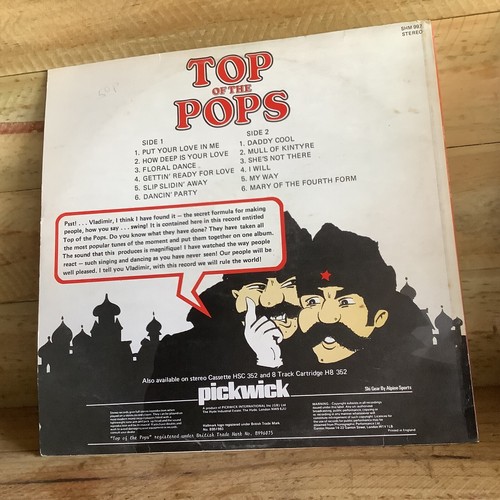 TOP of the POPS 1977 VOL. 63 LP RECORD VARIOUS ARTISTS 12" 33 rpm STEREO - Picture 2 of 4