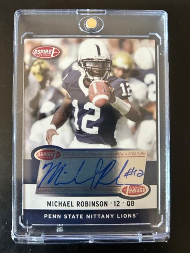 2006 SAGE Aspire Michael Robinson #12 Rookie RC Penn State!