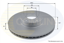 Coated Brake Disc - Supersedes ADC0814 Front Axle To Fit Subaru BRZ 12->, Forest