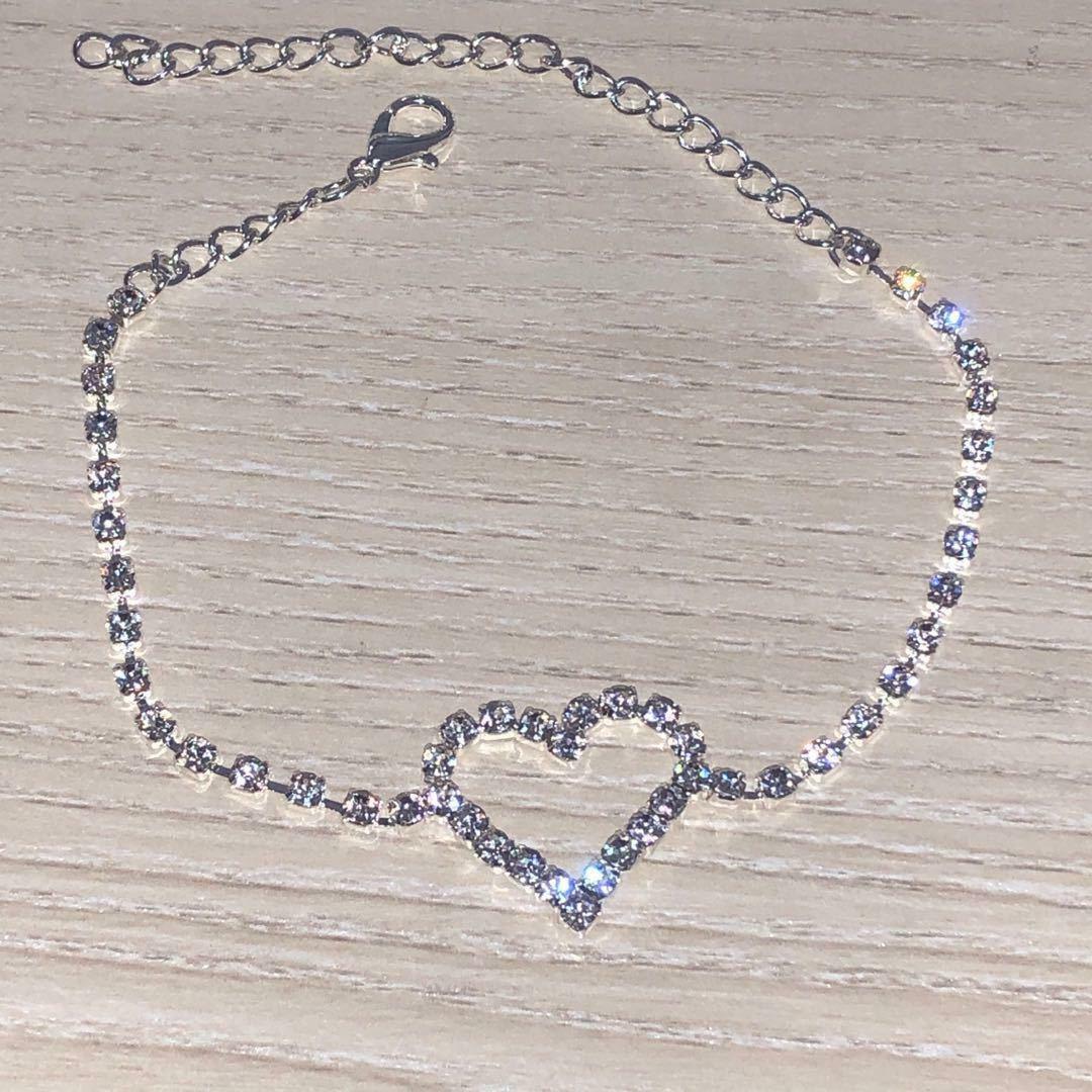 Sparkly ankle bracelet clearance