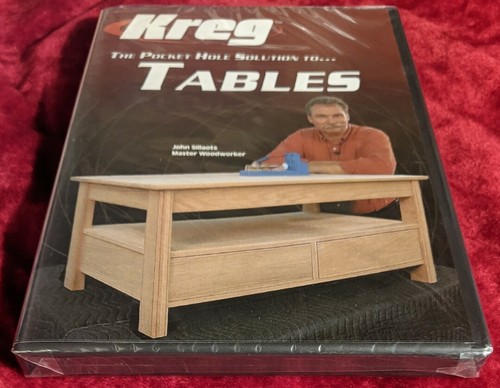 Kreg Tools - The Pocket Hole Solution to Tables (DVD) John Sillaots - New Sealed - Picture 4 of 4