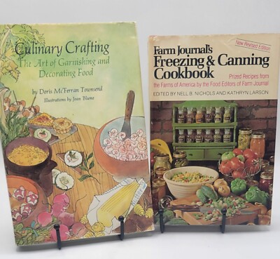 Farm Journal's Freezing and Canning Cookbook Hardcover & Culinary Crafting Lot