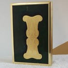 Traditional Gold Letter I Carnival Signwriting Hand Framed Picture Handmade