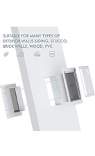 Baboni Pet Door for Wall Steel Frame and Telescoping Tunnel Large Up To 100Lb