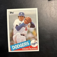 ￼  1985 Topps Cb16 #440 Fernando Valenzuela Los Angeles Dodgers￼ -3