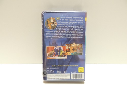 NEU OVP Basil, der große Mäusedetektiv VHS Video Kassette Walt Disney - NEU - Bild 2 von 13