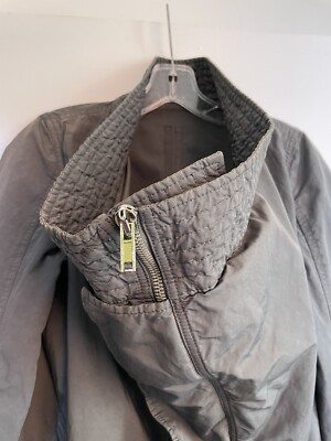 Rick Owens DRKSHDW Exploder Parka Zip Up Nylon Dark Dusk S Rick Owens DRKSHDW Exploder Parka Zip Up Nylon Dark Dusk S