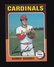 1975 Topps Sonny Siebert #328 St Louis Cardinals