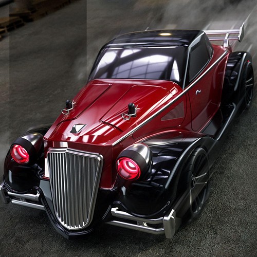SCY 16302 1/16 RC Drift Vehicle Model Vintage Car Metal Low Voltage Cutoff SEC - Picture 6 of 9