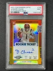 JA'MARR CHASE PSA 9 2021 PANINI CONTENDERS OPTIC #105 GOLD PRIZM ROOKIE AUTO /10