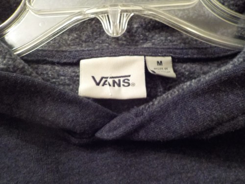Vans Off The Wall Boys Hoodie Sweatshirt Gray Skateboard Long Sleeve Pullover L - Picture 5 of 7