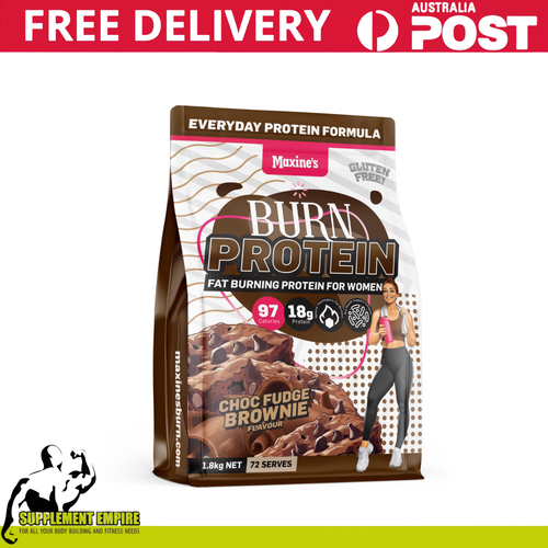 2 x Maxine’s BURN Protein Everyday Protein Fat Burning 1.8Kg 72 serve Twin Pack - Picture 2 of 11