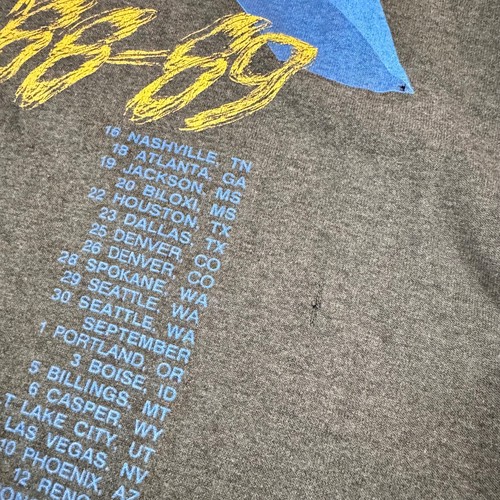Vintage 80s Metallica And Justice For All Tour Album Promo T-Shirt Brockum Large - Picture 8 of 9