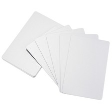 15 Pcs Anodized Aluminum Business Card Silver, 86 x 54 x 0.8mm 
