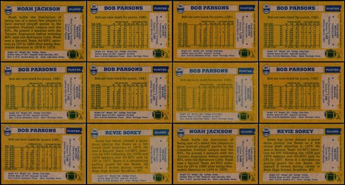 1982 Chicago Bears (143) Card Lot - LAST CHANCE – DON’T MISS OUT! - Picture 23 of 24