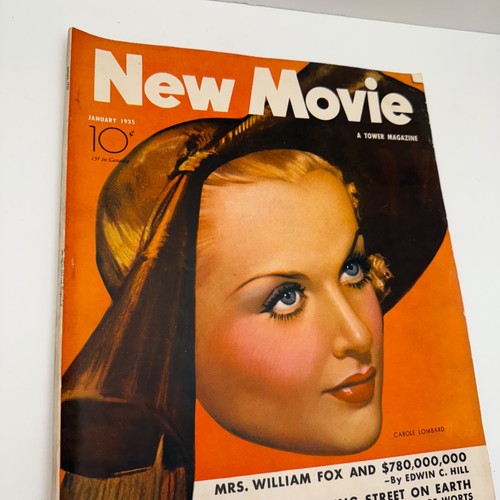 January 1935 New Movie Magazine Carole Lombard, Katharine Hepburn, Gary Cooper - Picture 2 of 20