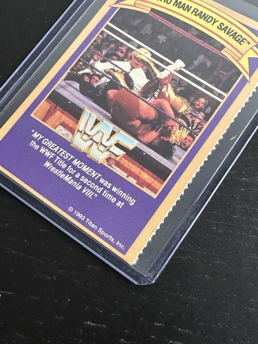 Tarjeta 1993 WWF Good Humor Ice Cream Macho Man Randy Savage - Imagen 13 de 19
