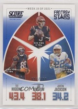 2022 Score Fantasy Stars Showcase Joe Burrow Justin Jackson Tee Higgins 0sx8