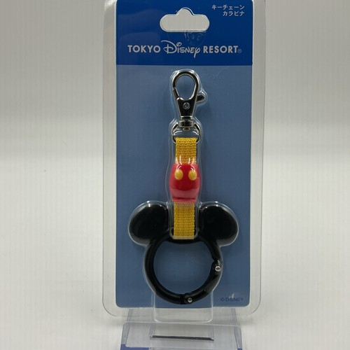 2024 Tokyo Disney Parks Mickey Mouse Carabiner Strap Key Chain Resort Line Japan - Picture 4 of 4