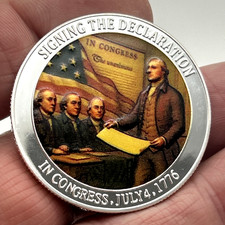  250TH ANNIVERSARY Declaration of Independence 1776 Commemorative Coin Medal