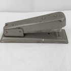 Vintage Metal Stapler Steel Movie Set Prop Small Mini Gray