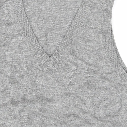 Brandy Melville Women's Grey V-Neck Vest, One Size - Picture 11 of 12
