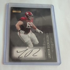 2021 Wild Card Matte Premier Landon Dickerson Rookie Auto #MB-A. rookie card picture