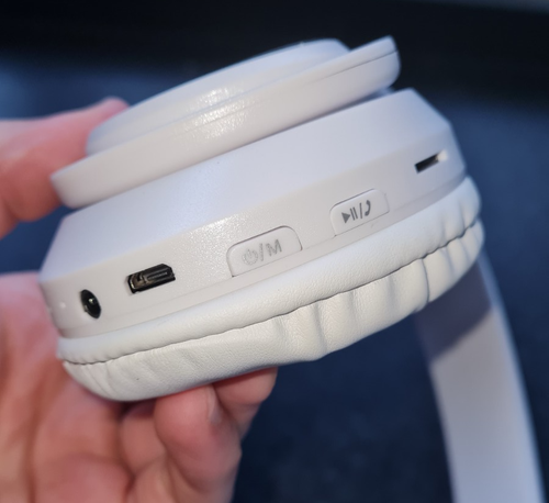 B39 Auriculares Inalámbricos Bluetooth Auriculares Sobre la Oreja - Blanco - Tarjeta TF Micrófono MP3 - Imagen 5 de 12