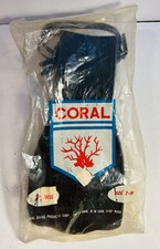 Vintage Coral Diving Products Swimming Fins Flippers Black Size 7-10 Snorkeling