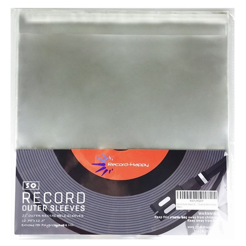 Vinyl Schallplatte Außenhüllen - No Haze Premium Schallplattenhüllen Schutz 3 Mil D... - Bild 2 von 3