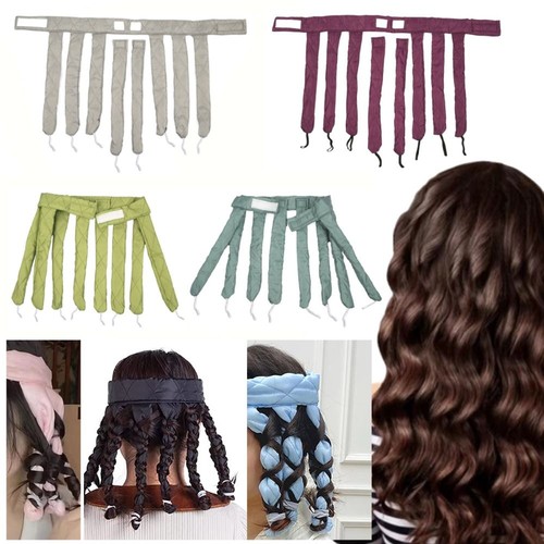 Removable Flexible Heatless Hair Curlers DIY Hair Styling Tool Curling Headband - Picture 4 of 21