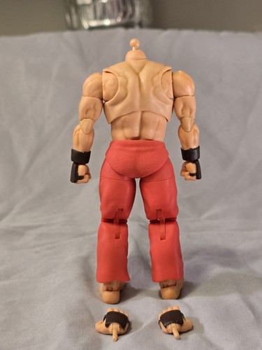 Jada Toys Ultra Street Fighter 2 Ken Body Custom Fodder 6" Legends Classified - Picture 2 of 2