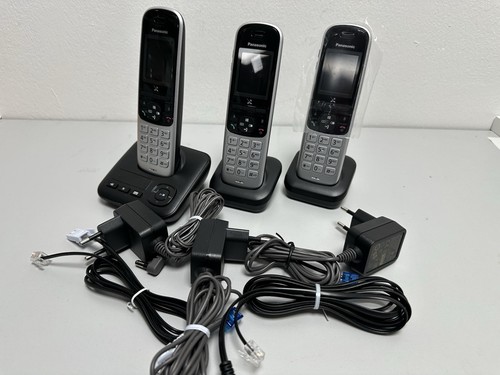 Panasonic KX-TGH723GS Schnurlostelefon Anrufbeantworter 3er Set - Bild 3 von 4
