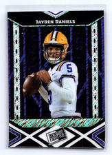 Jayden Daniels 2024 Leaf Metal Collective Promo #PPB-3 Purple Shimmer #/199
