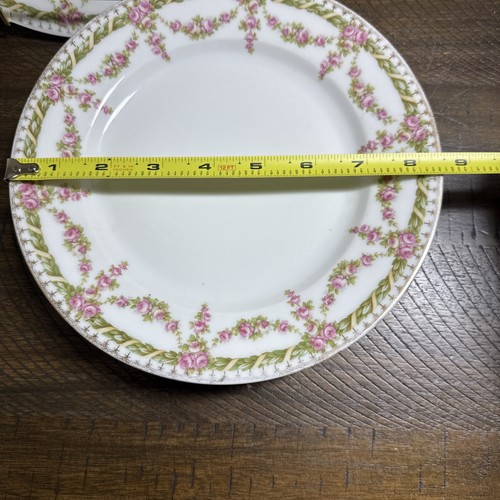 Antique MZ Austria Moritz Zdekauer Porcelain Plates Set Of 4 - 8.5” Lunch Plates - Picture 3 of 18
