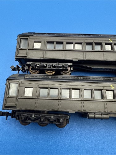 Lot Of 3 N Scale LIMA Santa Fe Railway Coach Passenger Car #1835 Made In Italy - Picture 13 of 18
