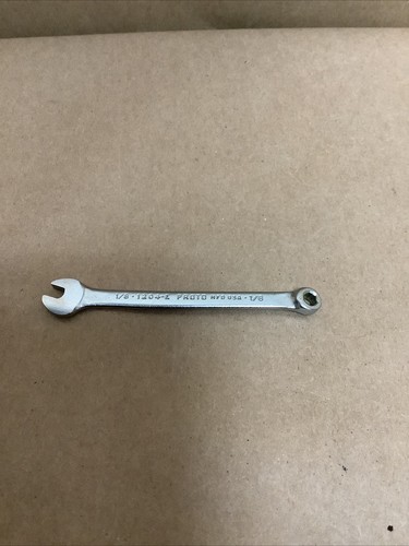 "Llave combinada corta Proto 1204-E 1/8"" 6PT - plateada" - Imagen 3 de 18