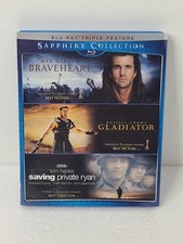 The Sapphire Collect. (Blu-ray 3-Disc)Braveheart. Gladiator. Saving Private Ryan