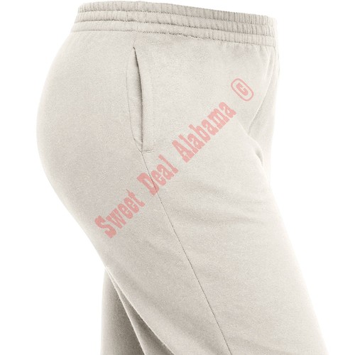 Hanes Originals Women's Jogger Sweatpants With Pockets, 30" Inseam, Natural, Med - Picture 4 of 5